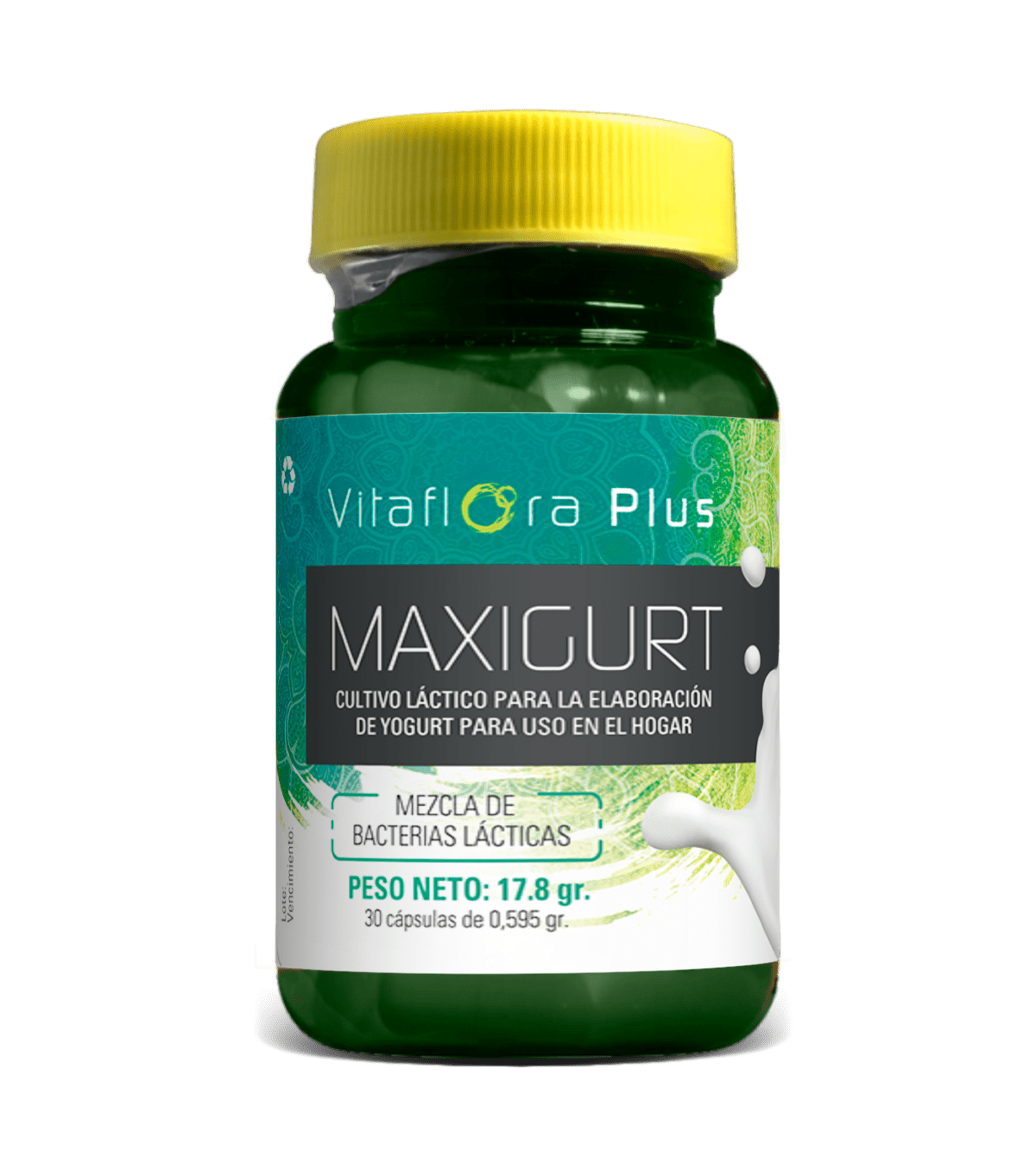 Vitaflora Plus Maxigurt x 30 Capsulas Prebiotico y Probiotico