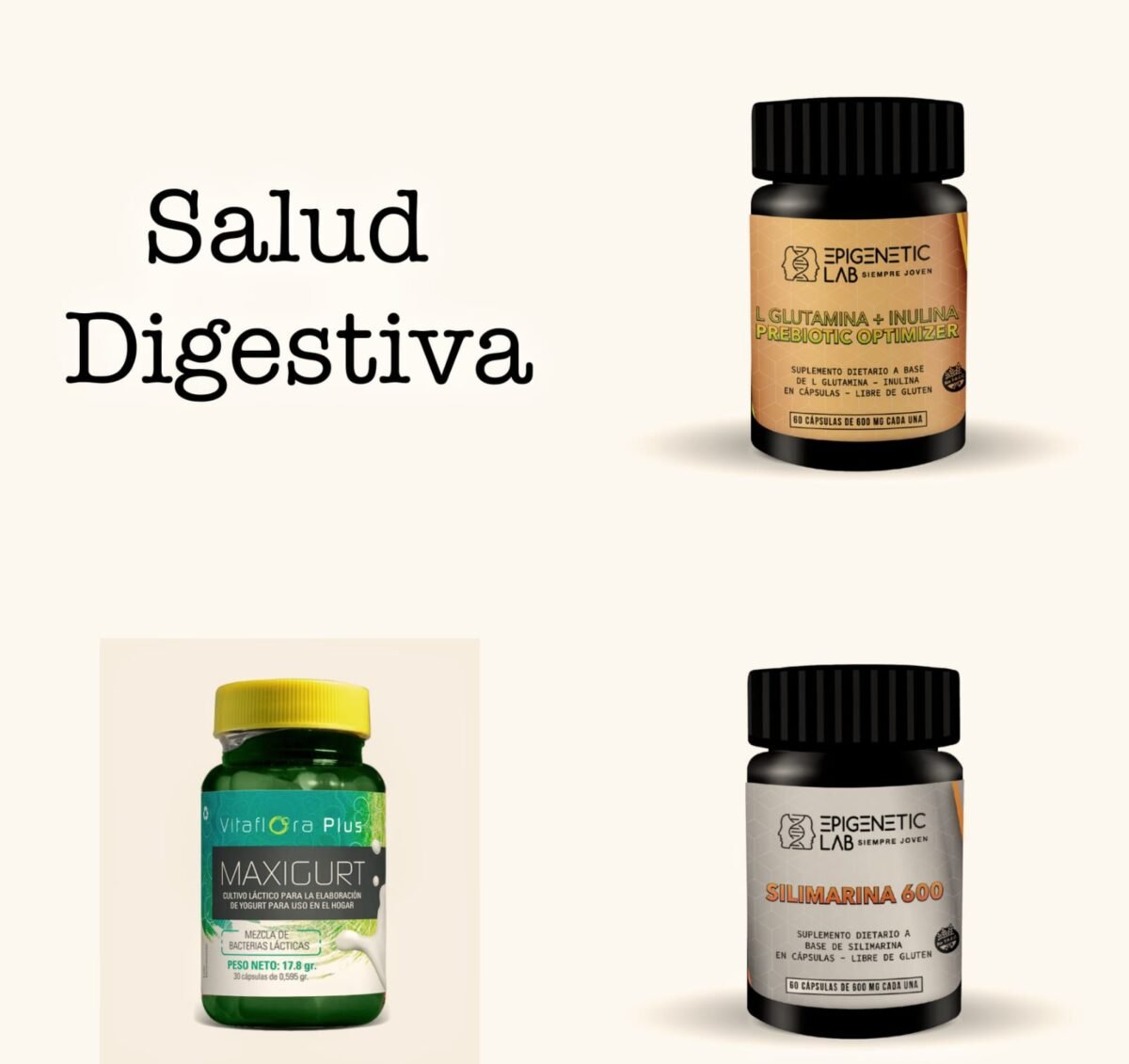 Combo Salud Digestiva Prebiotico+ Probiotico+Protector Hepatico - Image 2